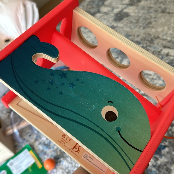 (3/$15‼️) B Toys Wooden Pounding Bench Toy - Picture 5 of 5